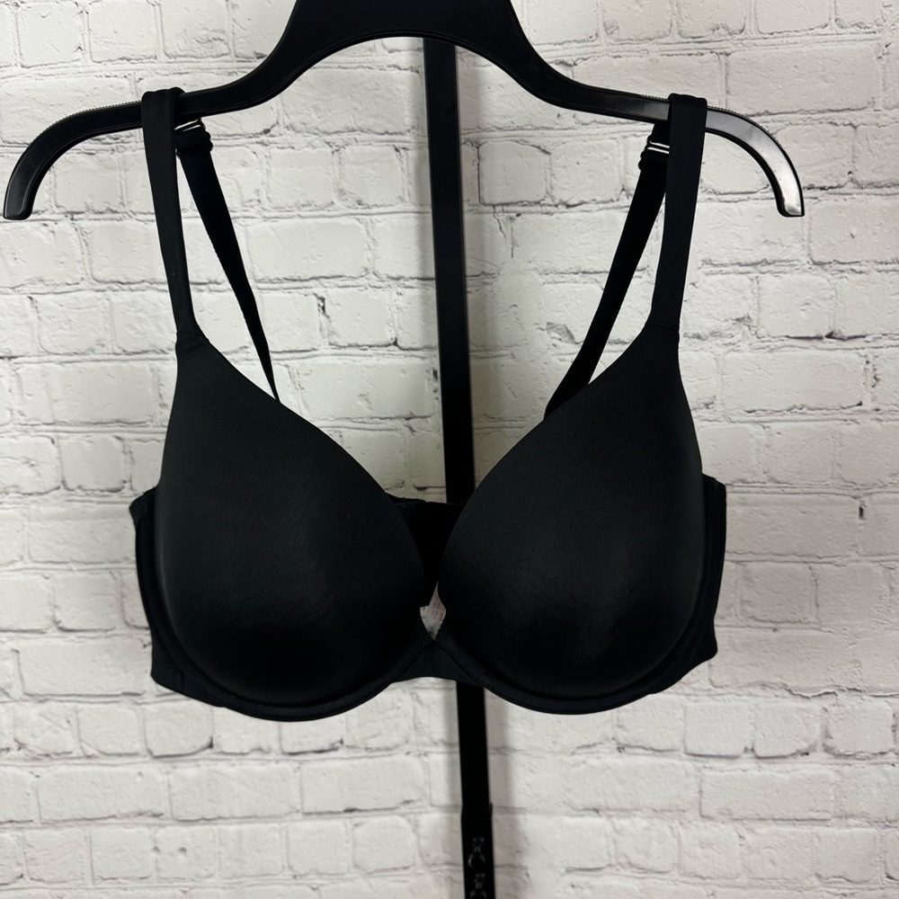 Cacique Black Boost Plunge Bra Size 44D